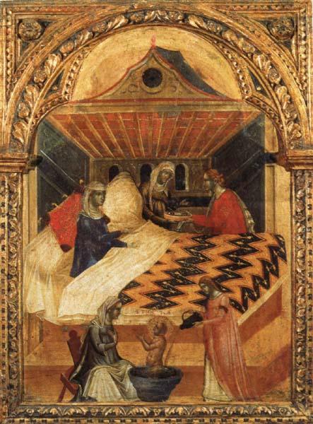 The Birth of St.Nicholas, Paolo Veneziano